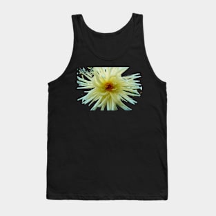 White Dahlia Tank Top